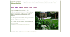 Desktop Screenshot of northlondongardendesign.co.uk